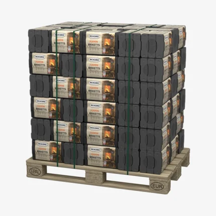 Bricchetti di lignite REKORD 10 kg in film plastico su pallet (90 x 10 kg)