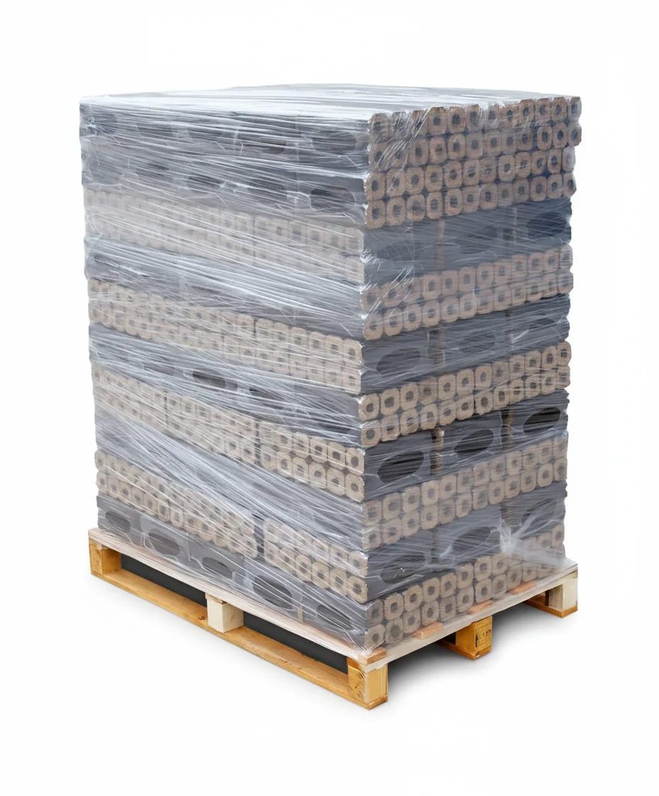 VESX Bricchetti di faggio Pini Kay Premium pallet da 960 kg – 100% faggio ad alto rendimento - immagine 1