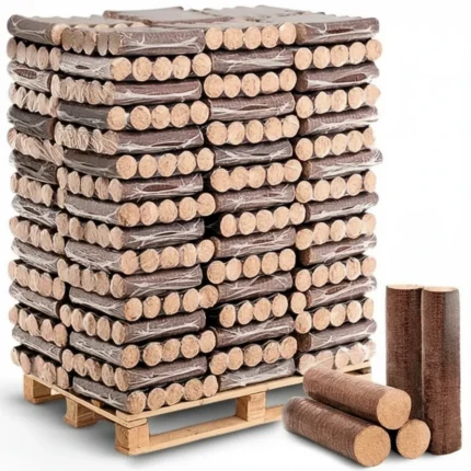 Bricchetti di legno duro holz4home pallet da 960 kg – Bricchetti premium a lunga durata